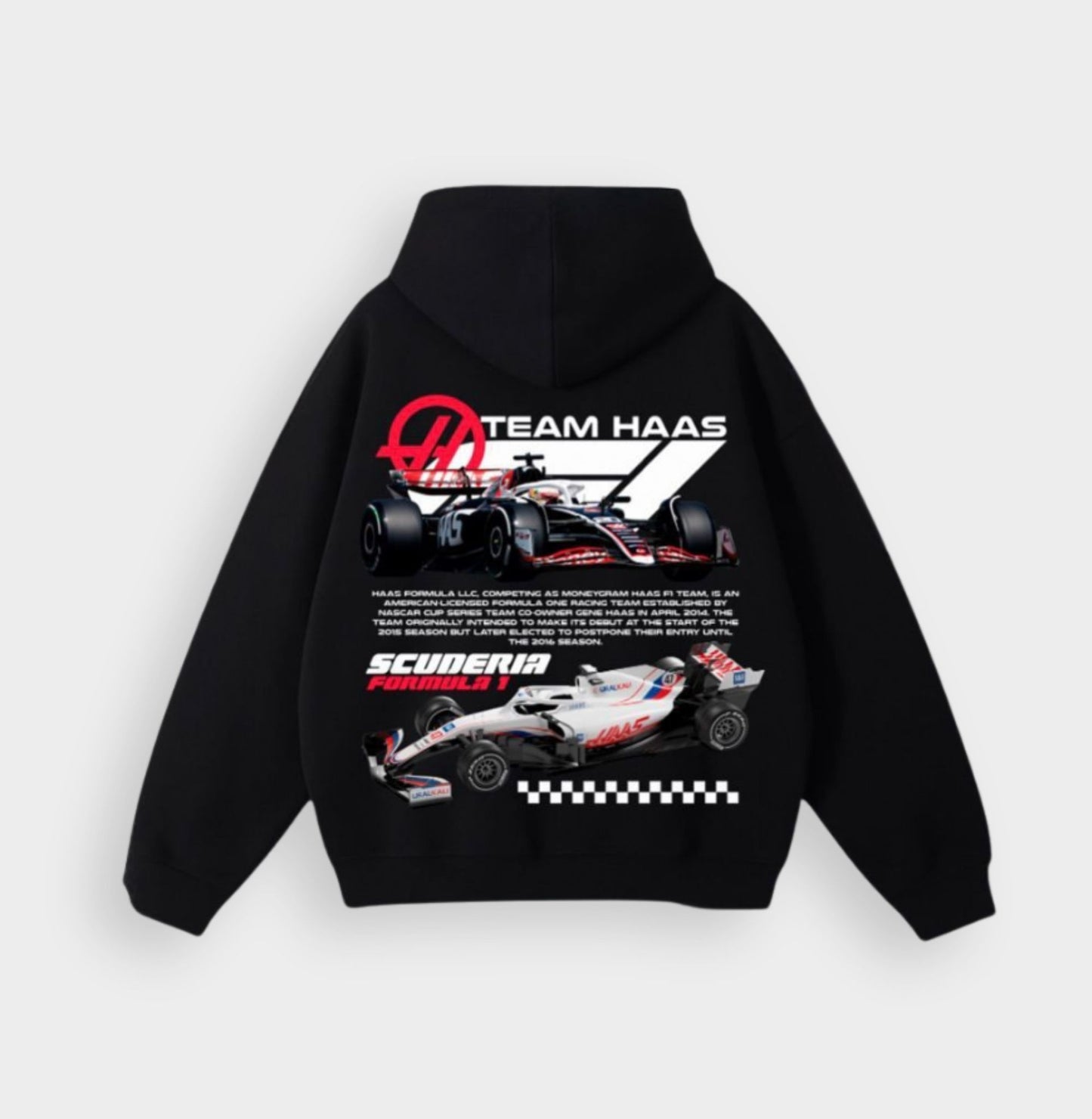 F1 Team Haas Dual Car Hoodie
