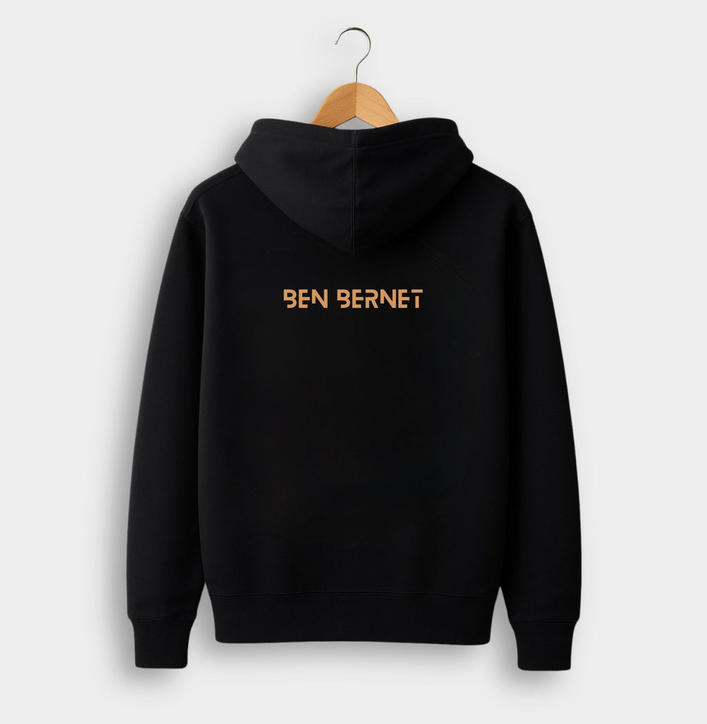 All Black - Ultra-soft Cotton-fleece Winter Hoodie