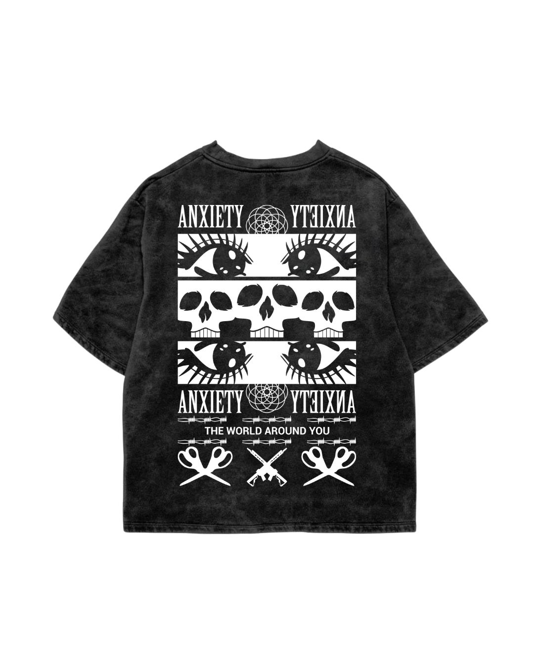 Black Acid Wash ANXIETY