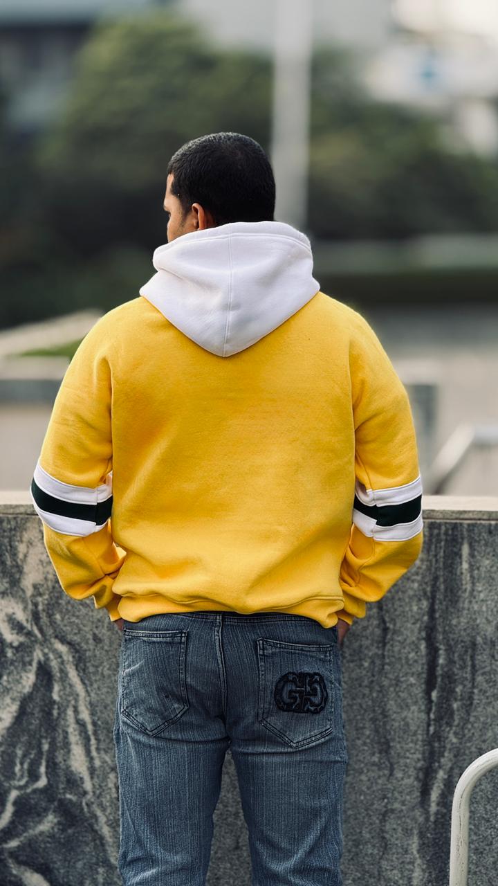The Golden Poise - Ultra-soft Cotton-fleece Winter Hoodie