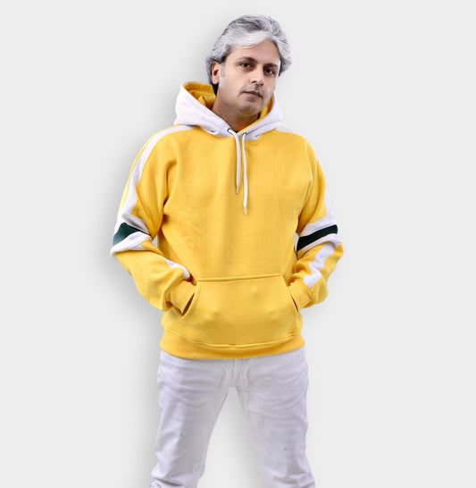 The Golden Poise - Ultra-soft Cotton-fleece Winter Hoodie