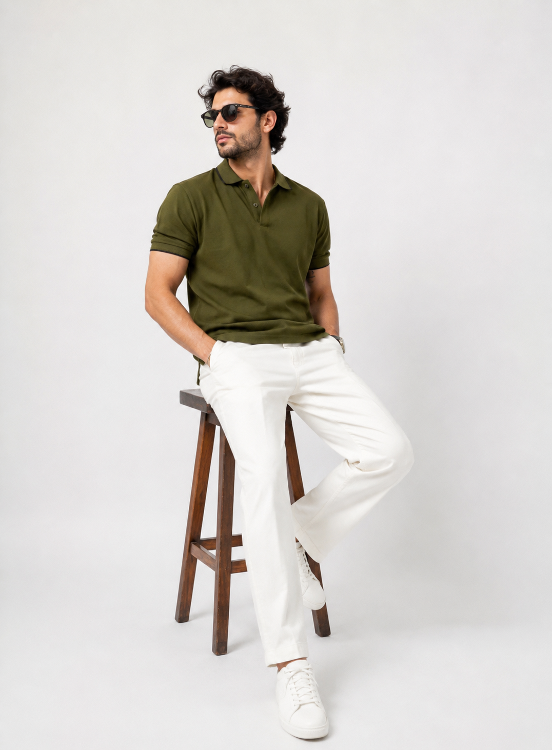 The Green Polo | 100% Pima Cotton | 260 GSM