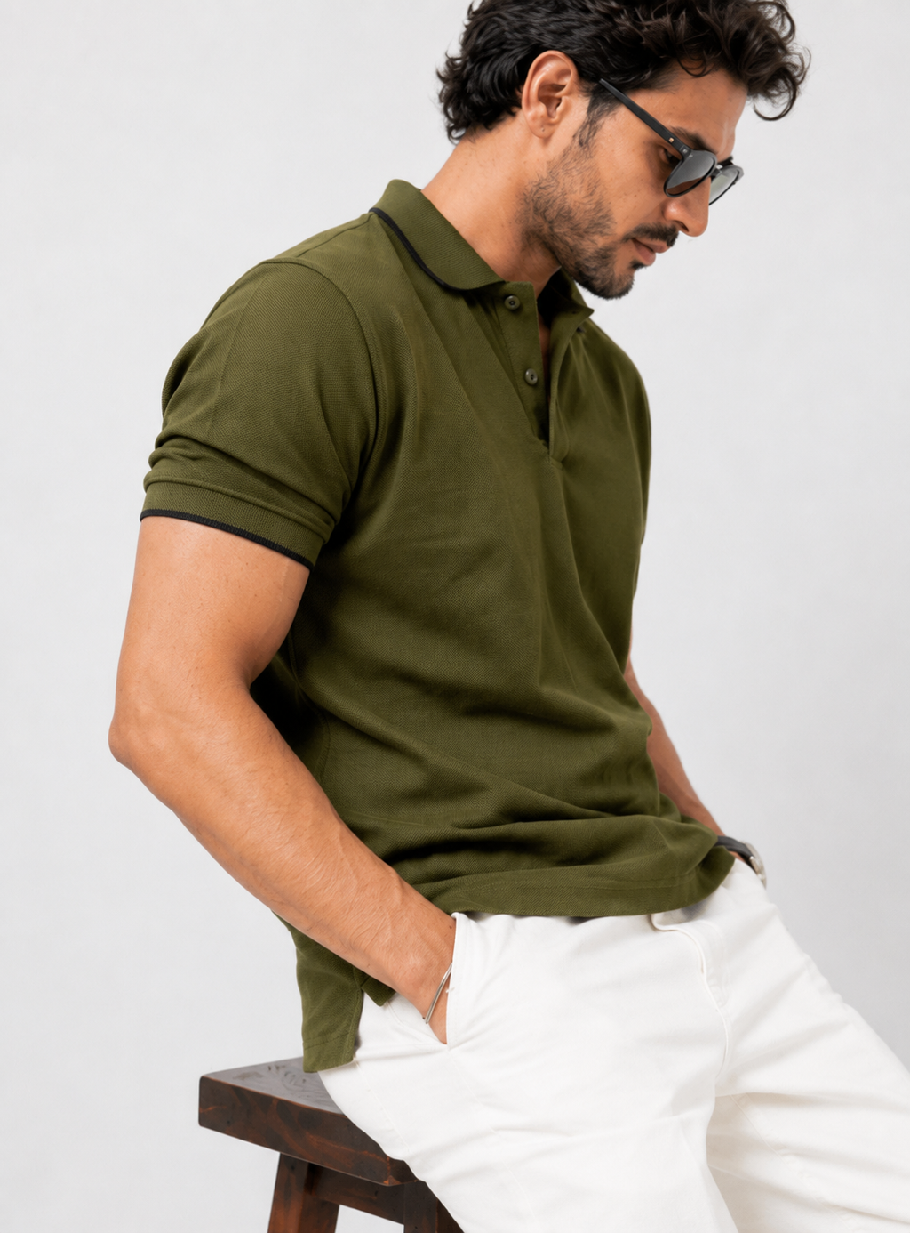The Green Polo | 100% Pima Cotton | 260 GSM