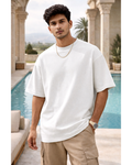 Heavyweight OS White Tee