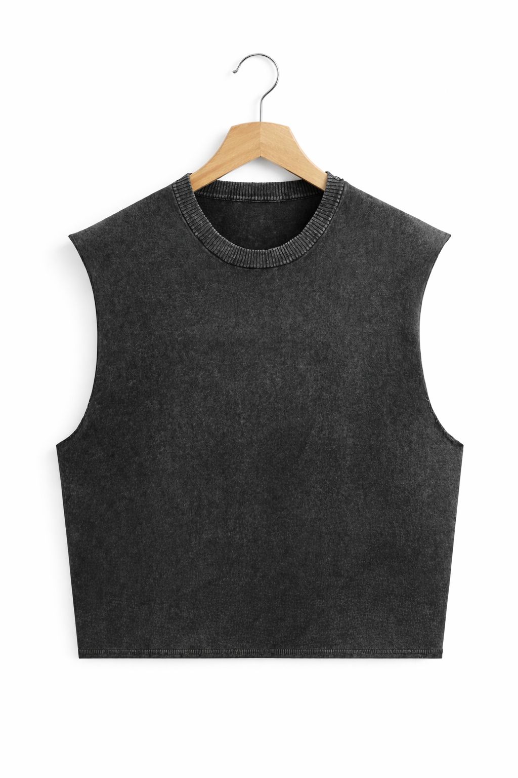 Classic Oversized Acid Wash Vest